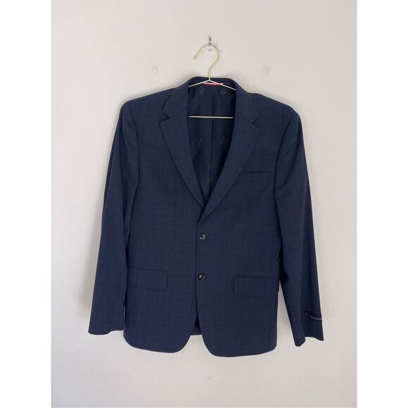 TOMMY HILFIGER Wool Plaid Men’s Suit Jacket/ Blazer Size 38R NEW